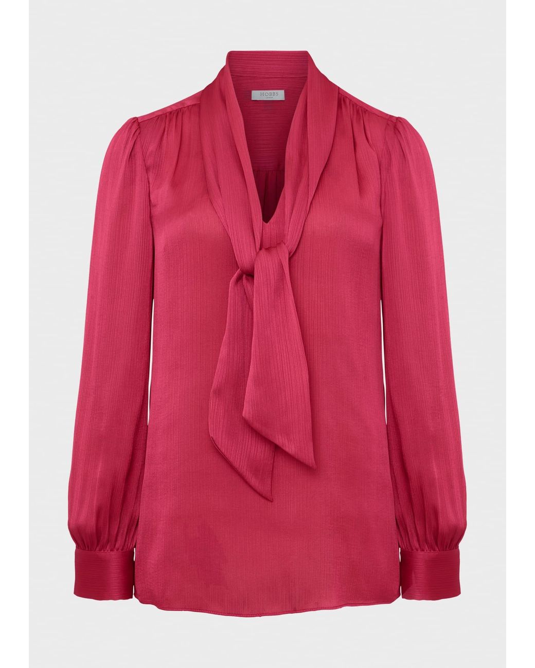 Hobbs Red Dorset Blouse