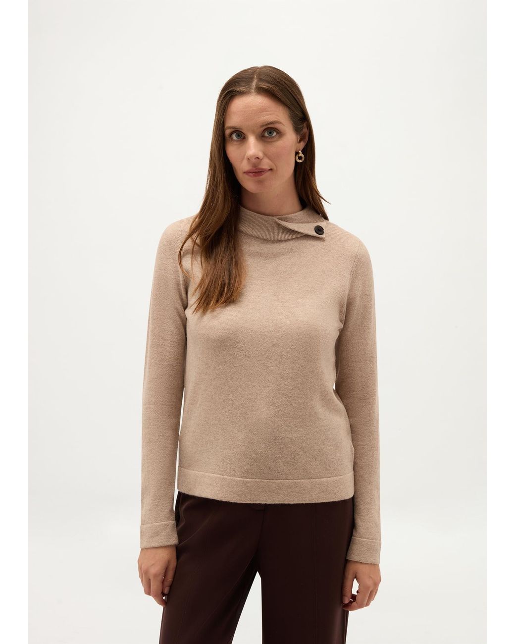 Hobbs Natural Talia Wool Cashmere Jumper