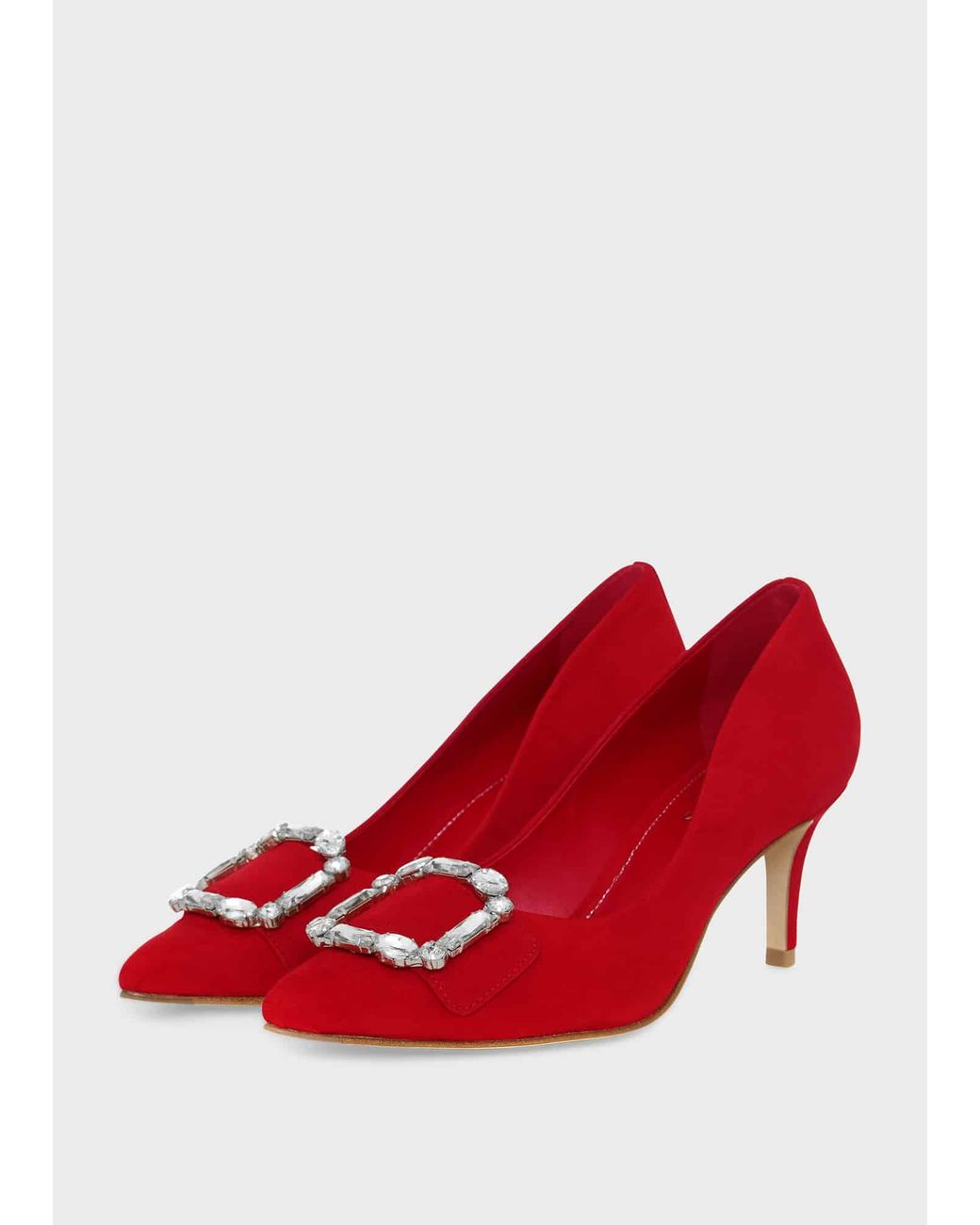 Hobbs Red Lucinda Court Shoes