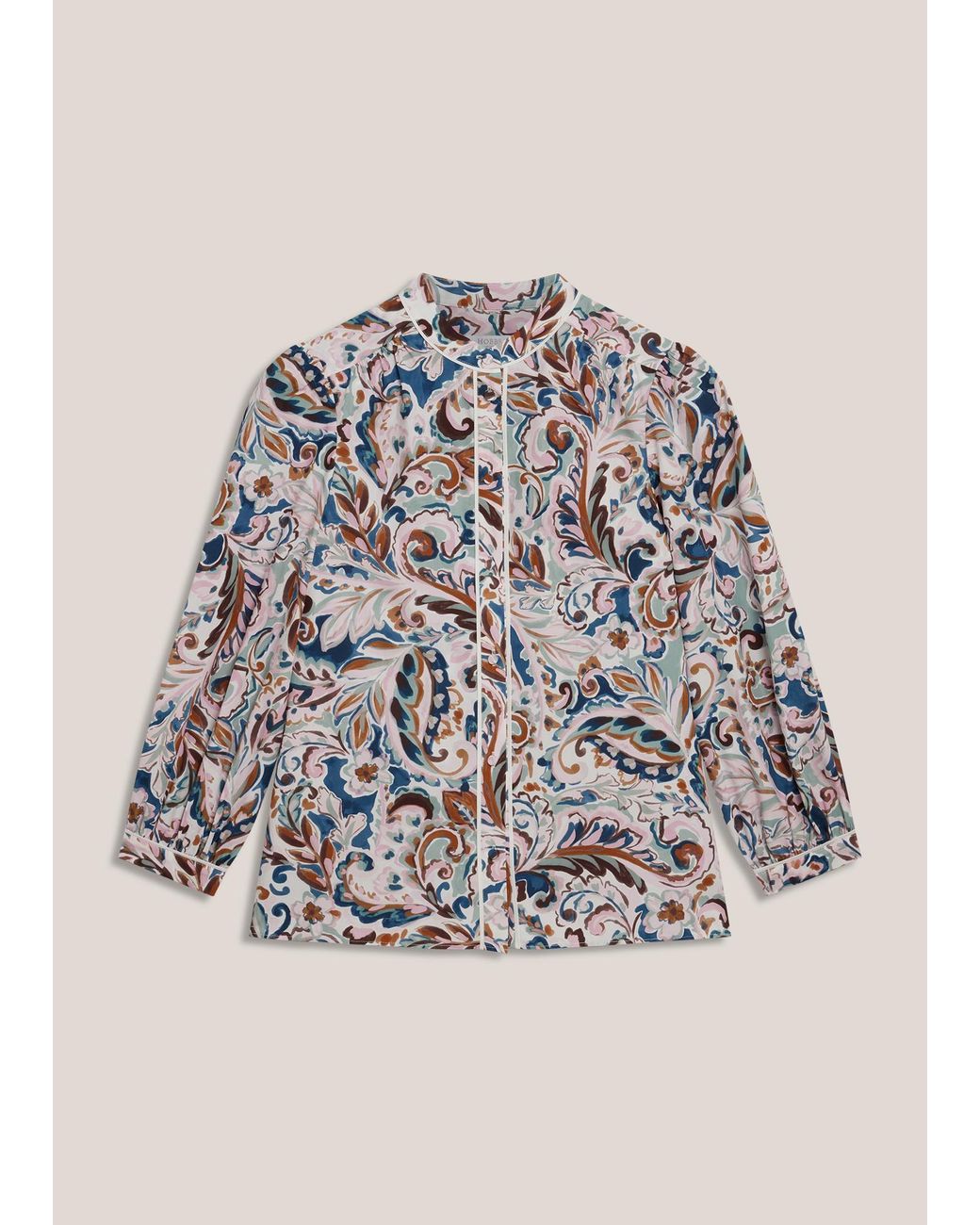 Hobbs Natural Soraya Cotton Blouse