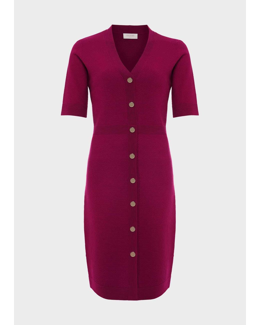 Hobbs Red Marianne Dress
