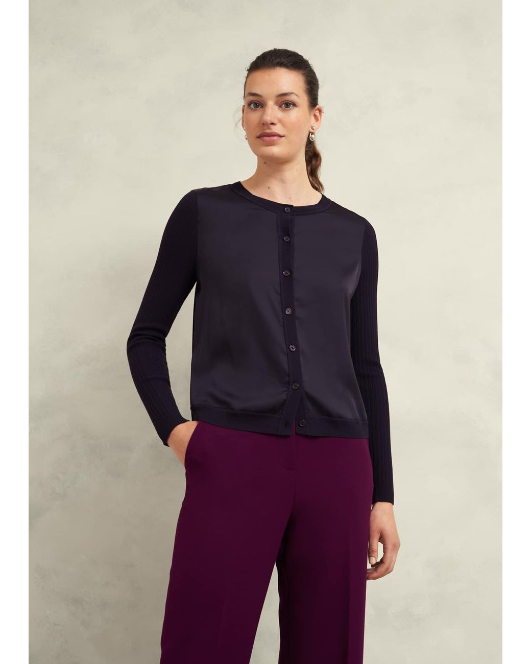 Hobbs navy cardigan best sale