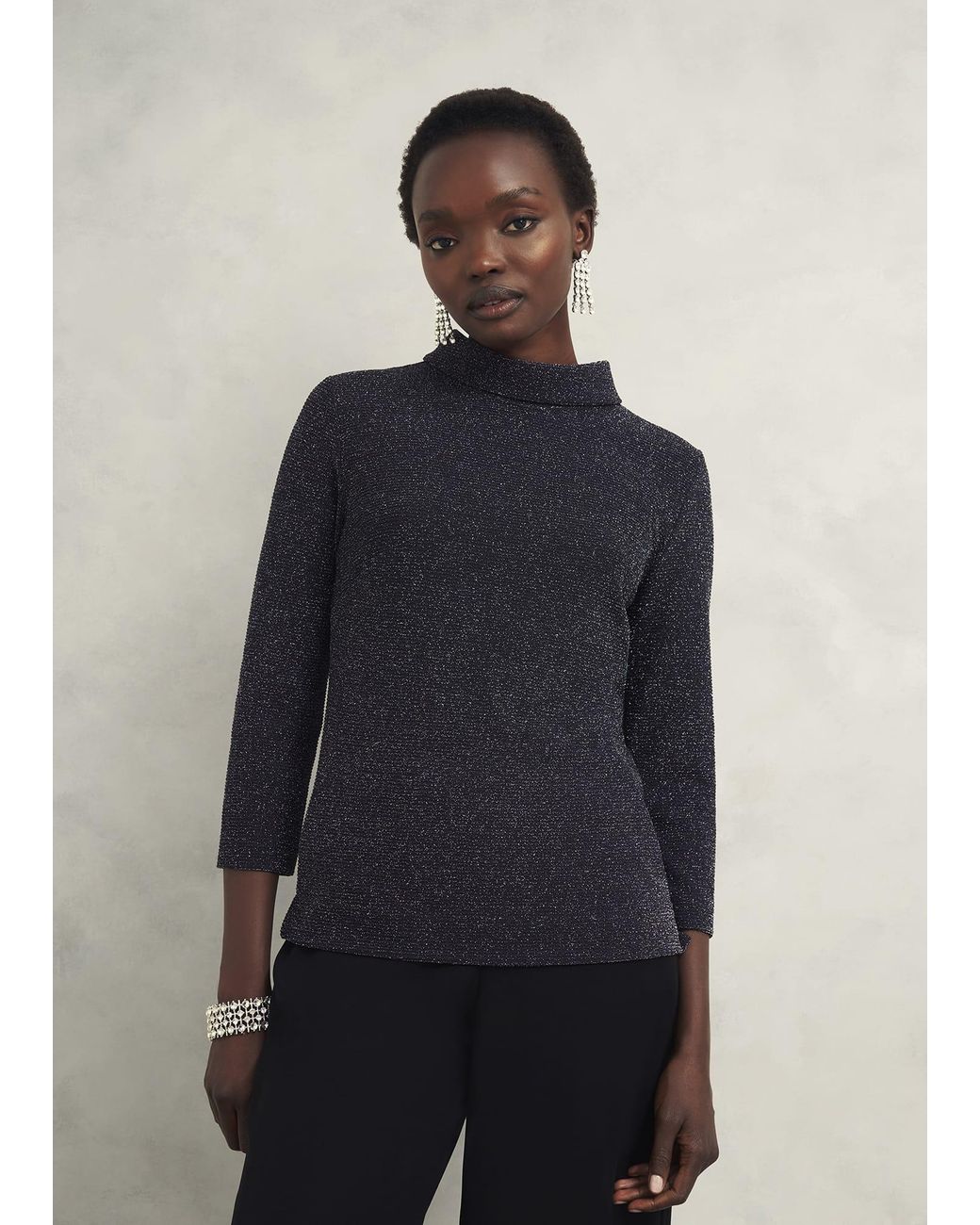 Hobbs Blue Tali Sparkle Top