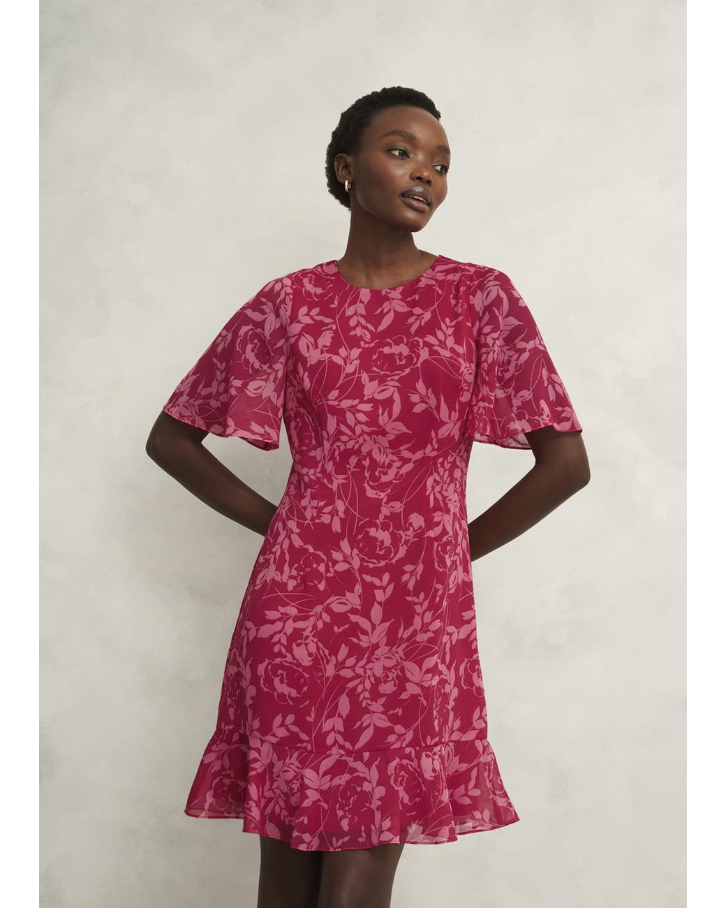 Hobbs Iona Textured Dress