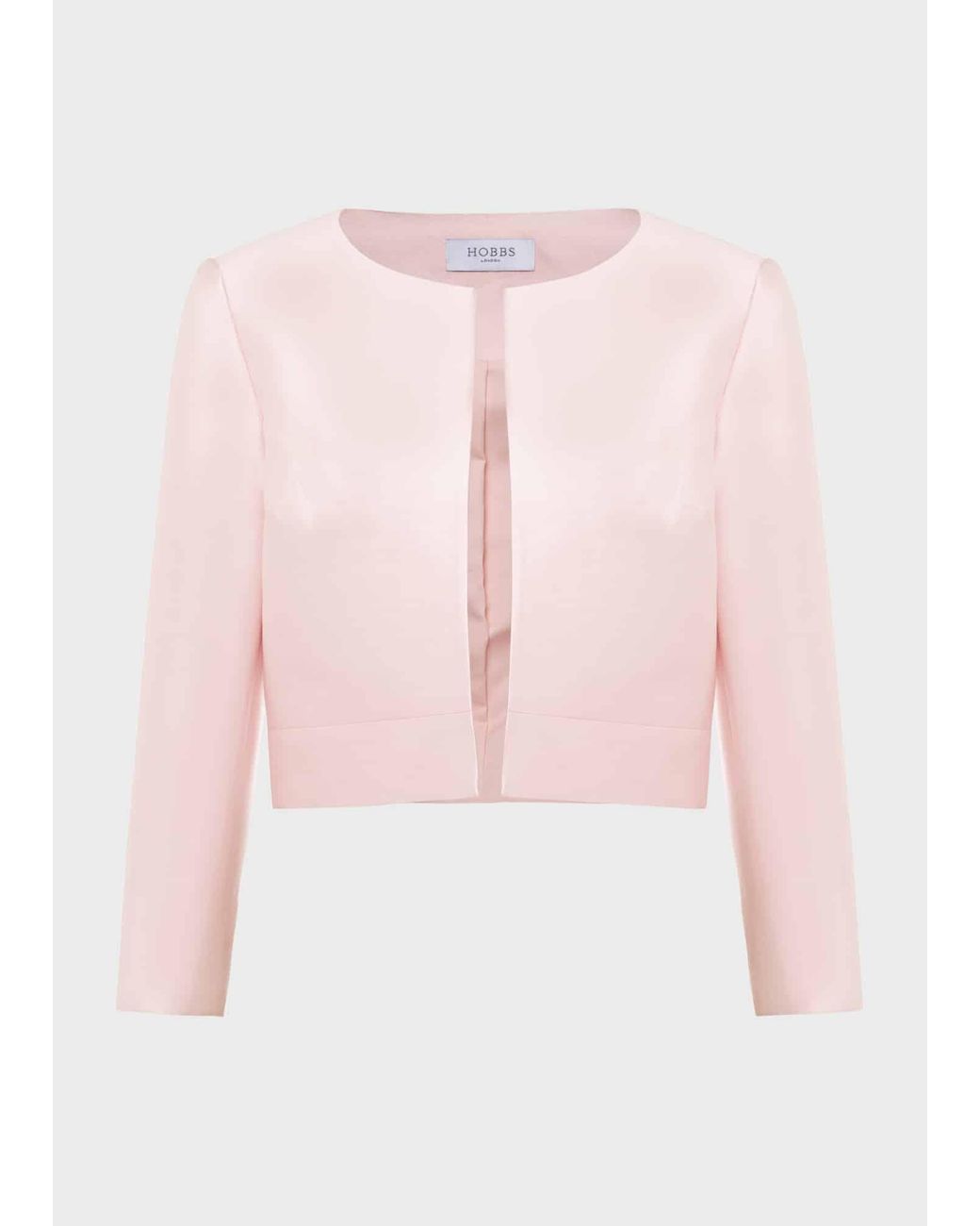 Hobbs Pink Marcella Silk Blend Jacket