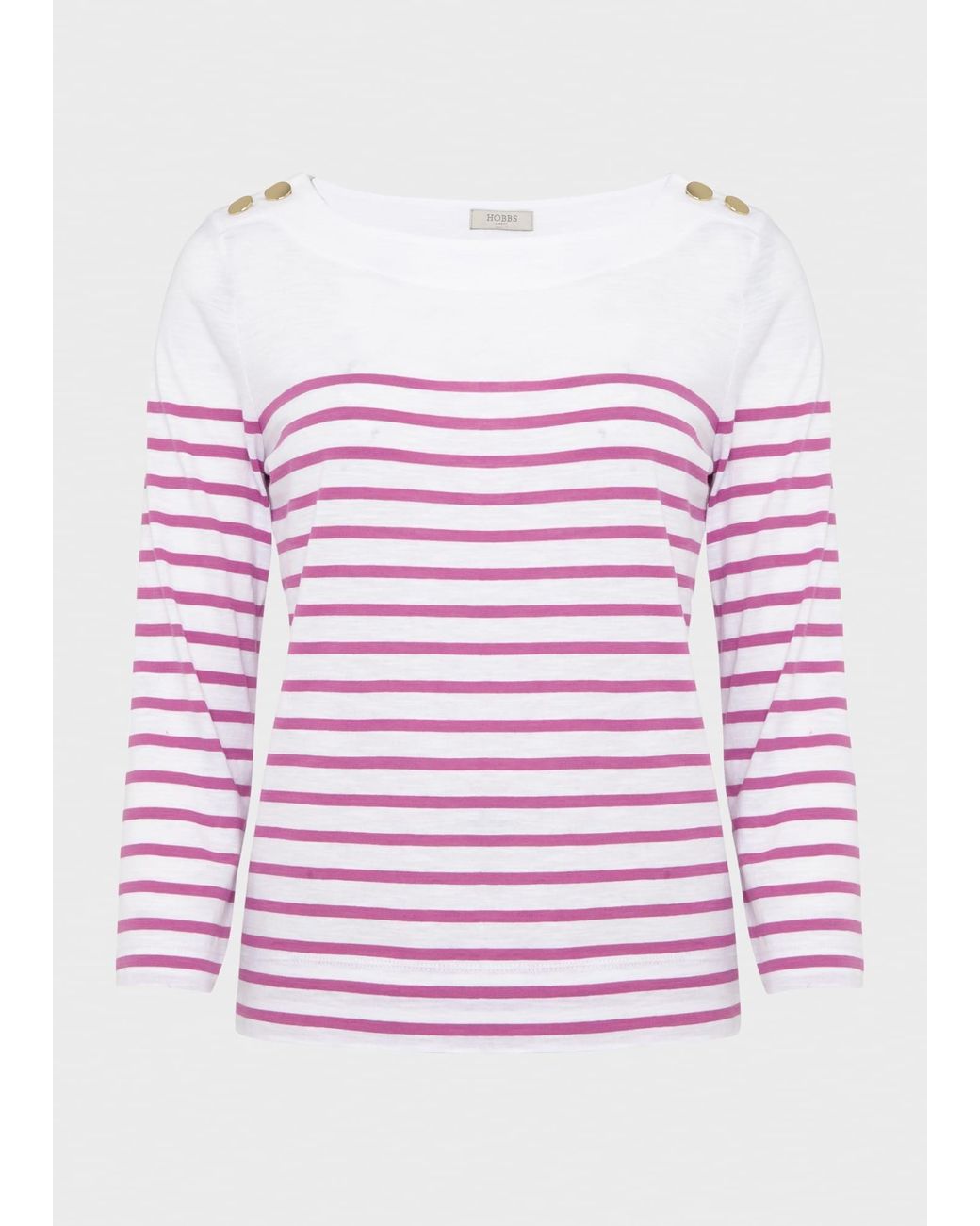 Hobbs White Kirsty Slub Top