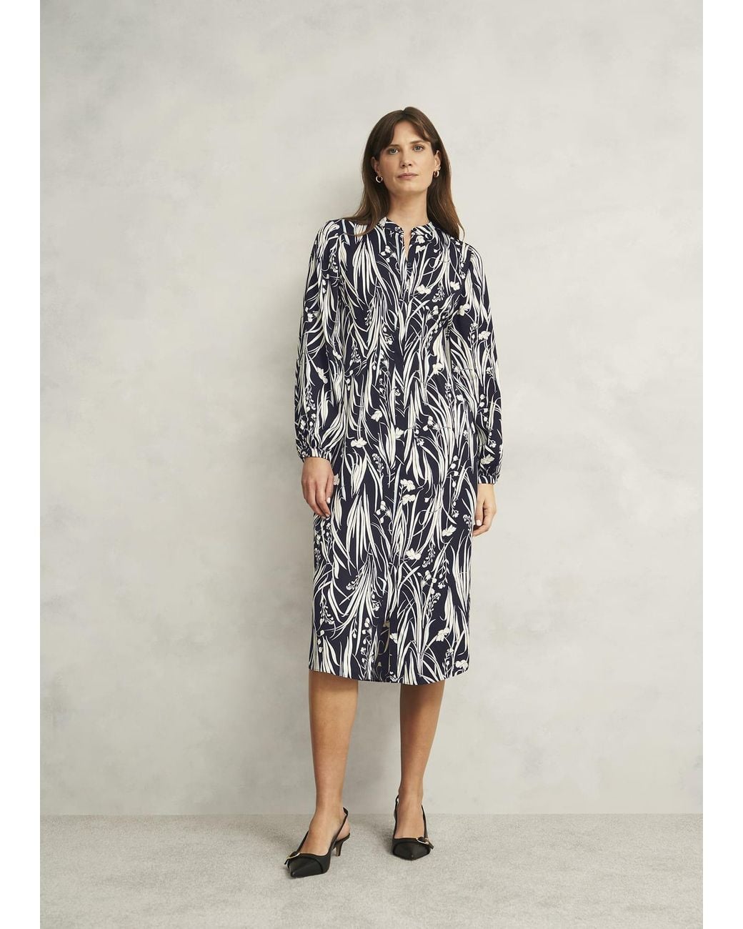 Hobbs White Colette Dress