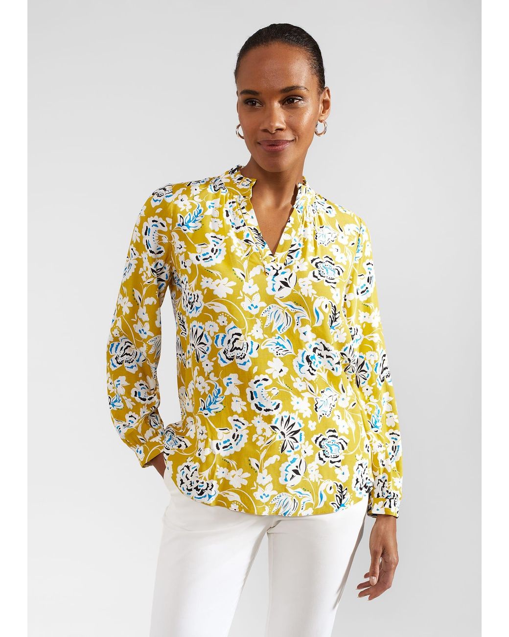 Hobbs Metallic Shona Blouse