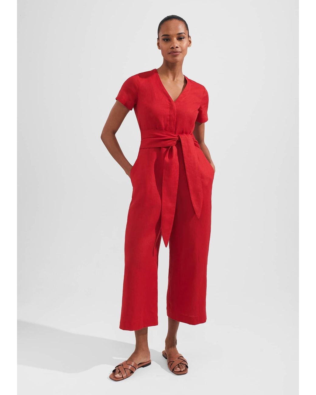 Hobbs Red Aliya Jumpsuit