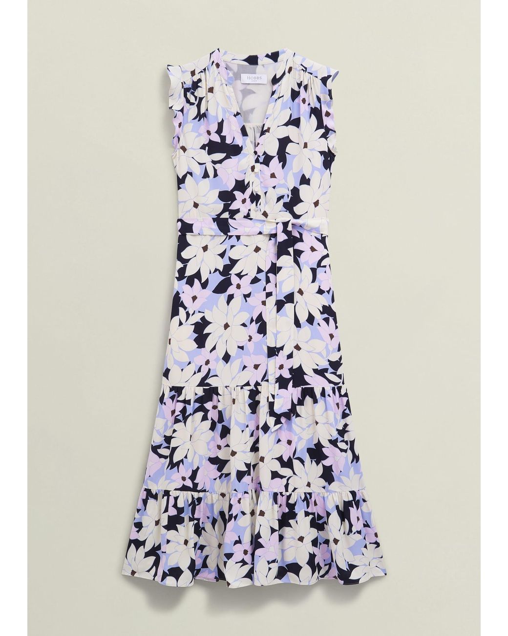 Hobbs White Petite Shauna Dress