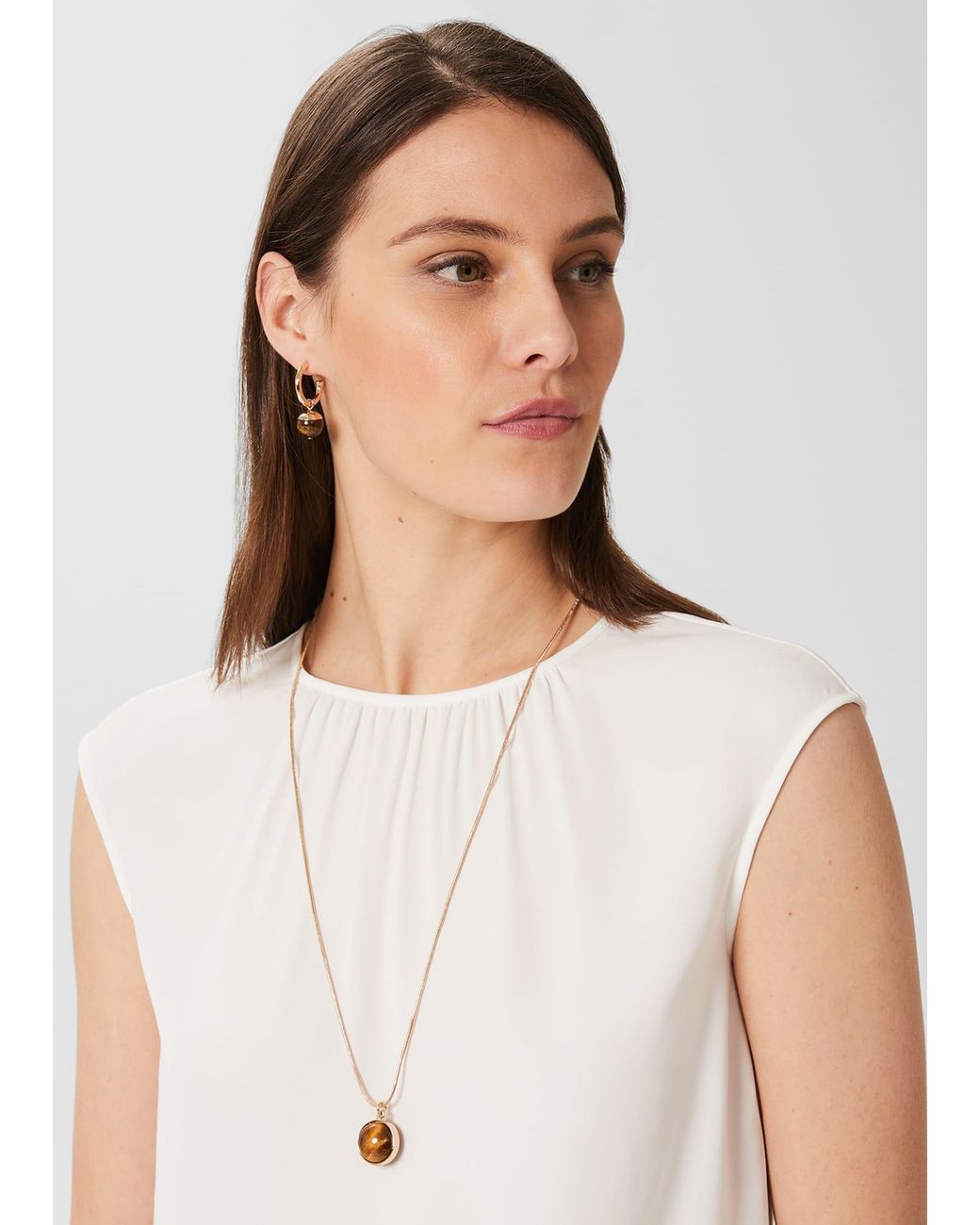 Hobbs White Amaya Necklace