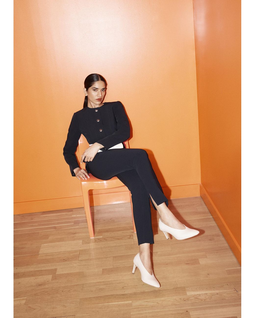 Hobbs Orange Thurlowe Trousers