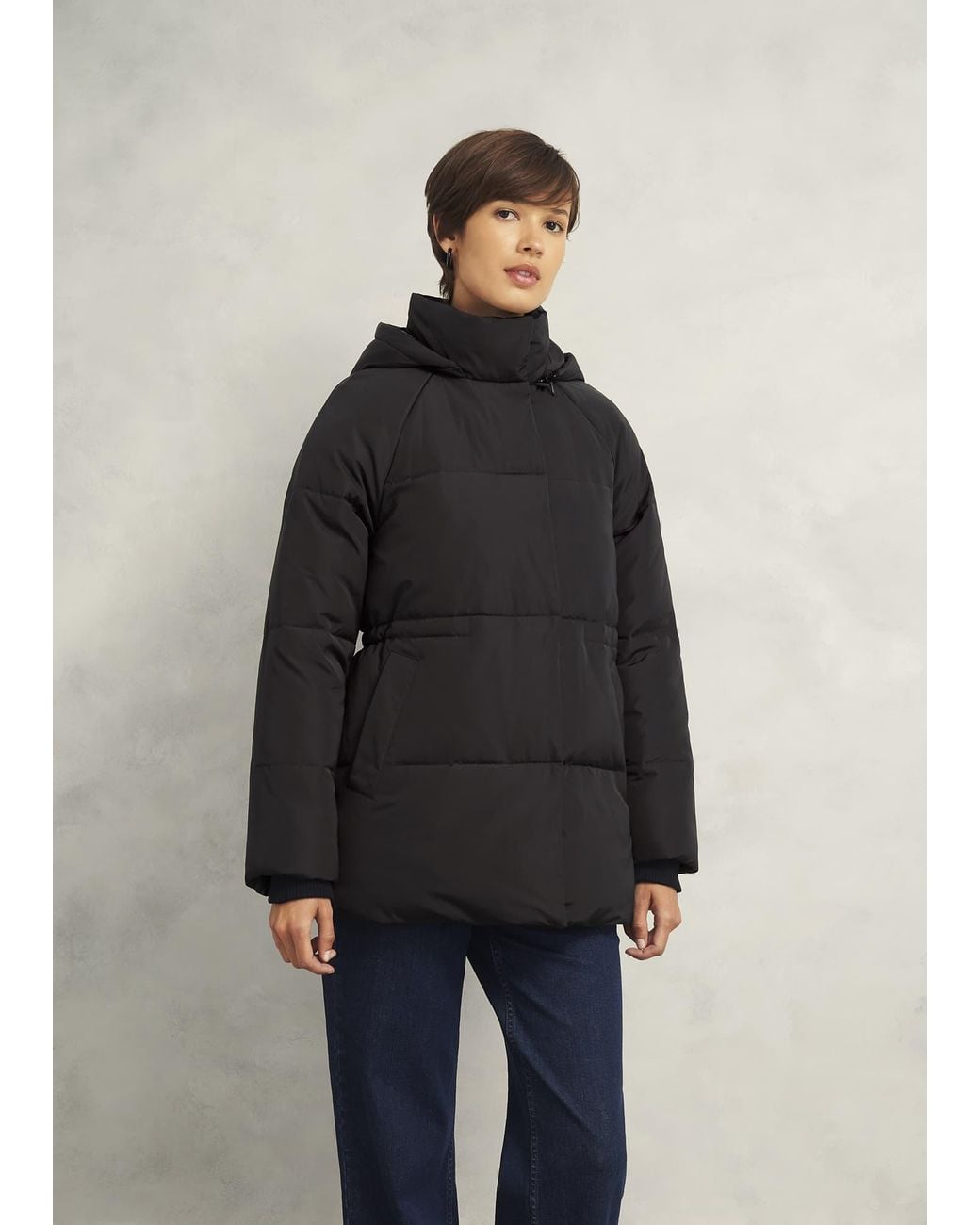 Hobbs Blue Recycled Oversized Puffer Coat
