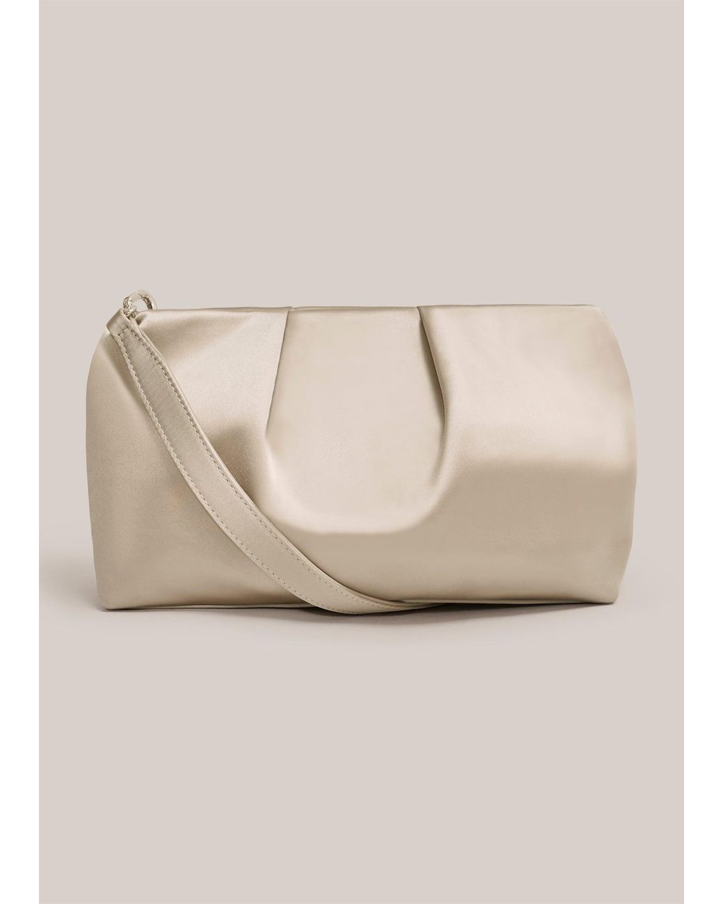 Hobbs Natural Clifton Satin Clutch
