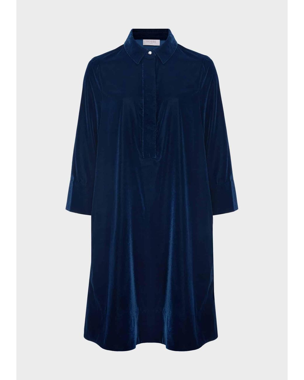 Hobbs Blue Velvet Marciella Dress