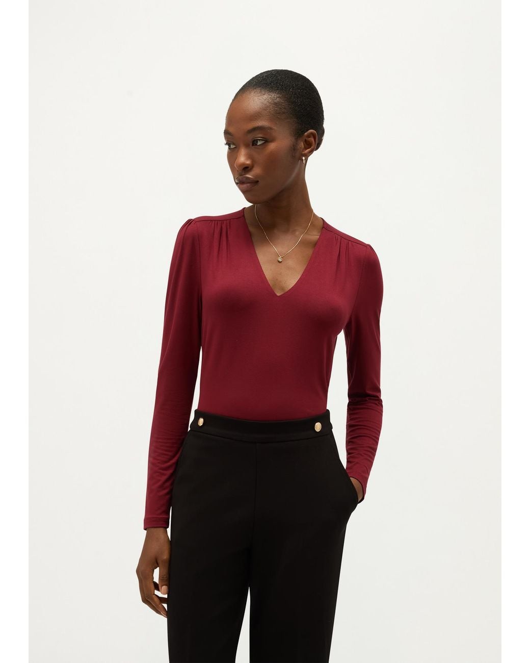 Hobbs Red Hannah Top