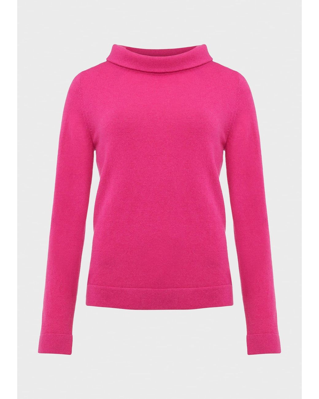 Hobbs Pink Audrey Wool Cashmere Jumper