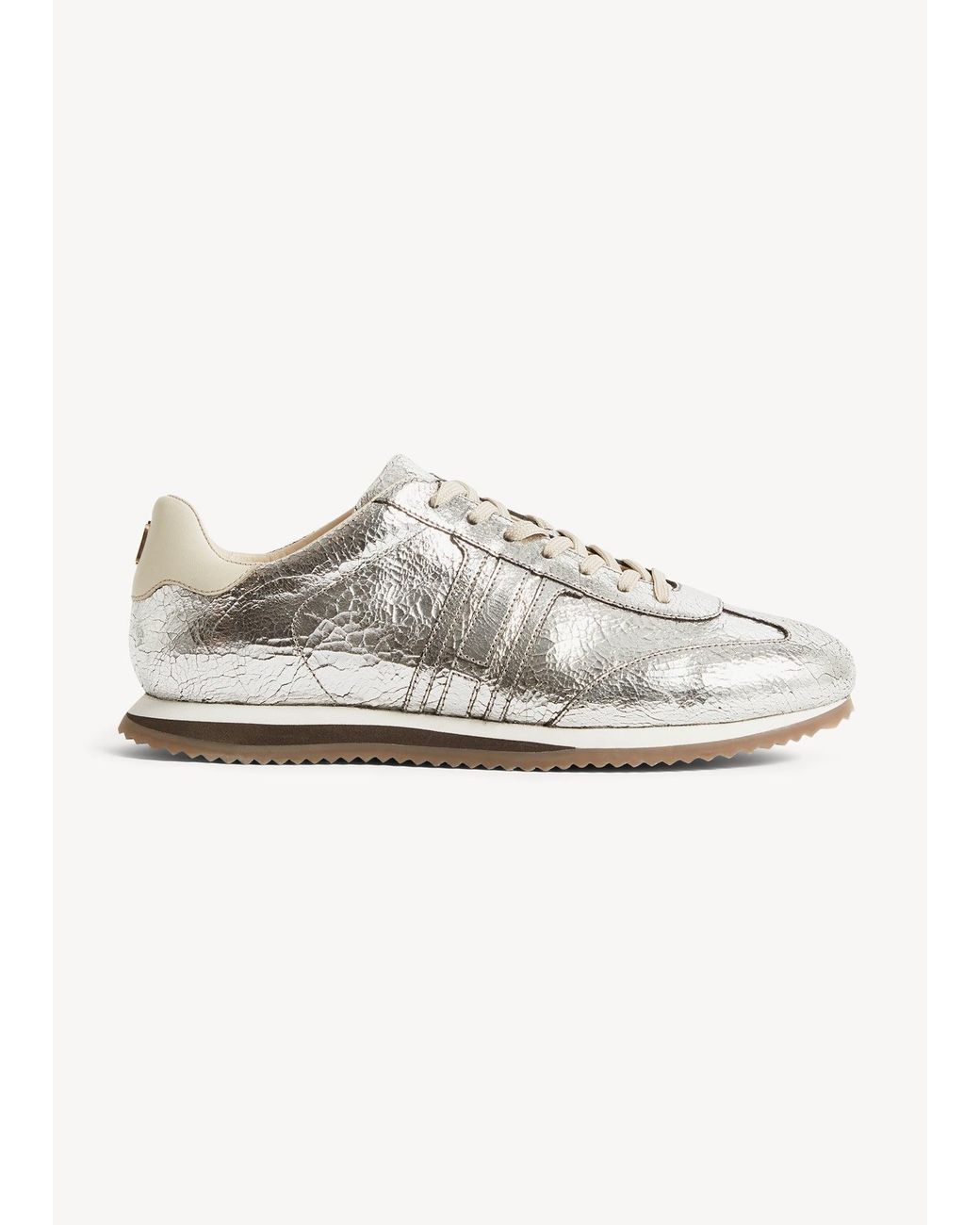 Hobbs White Sofie Leather Trainers