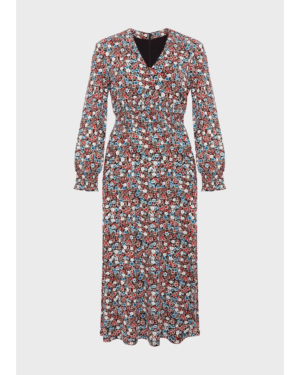 Hobbs White Maddy Jersey Dress