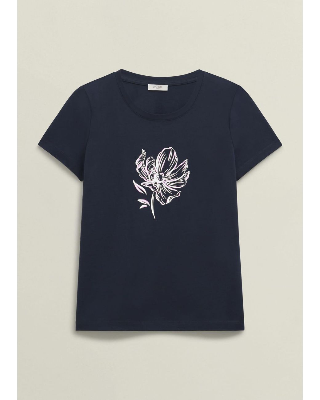 Hobbs Blue Pixie Print T-Shirt
