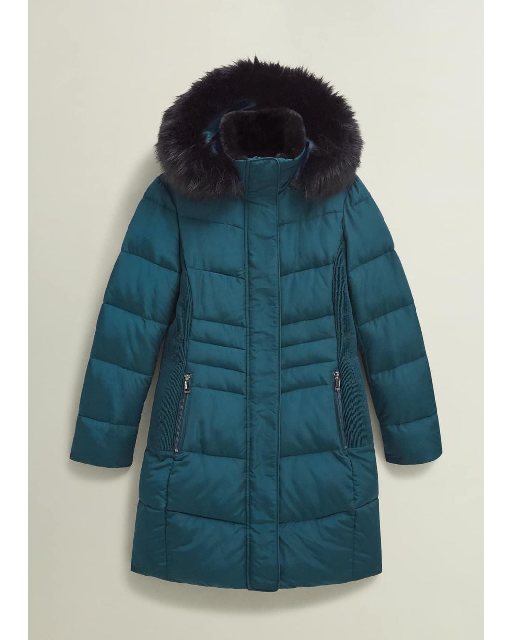 Hobbs Blue Jaymie Puffer Coat