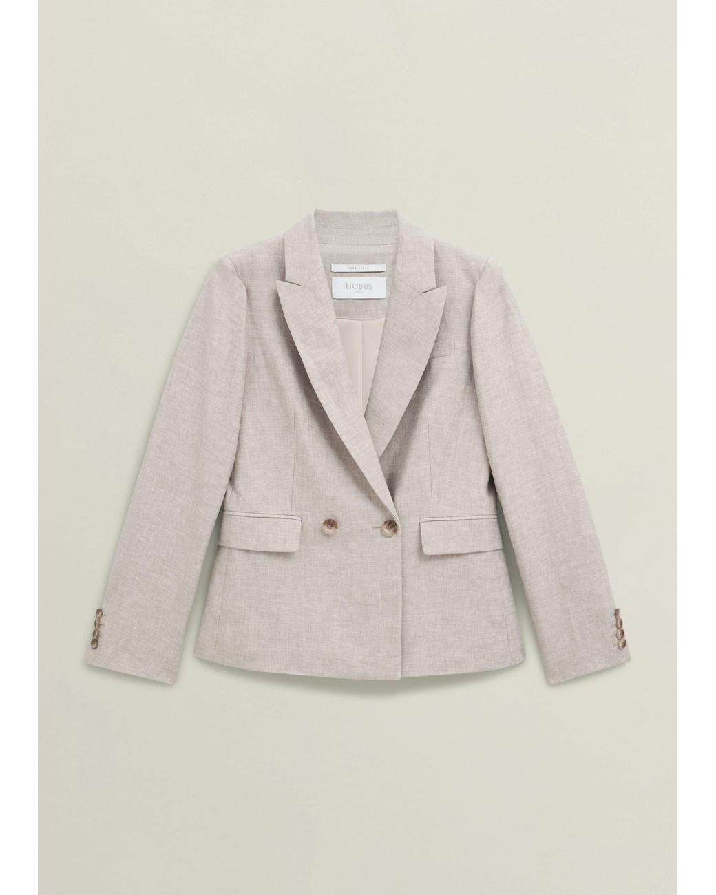 Hobbs Natural Alessia Linen Jacket