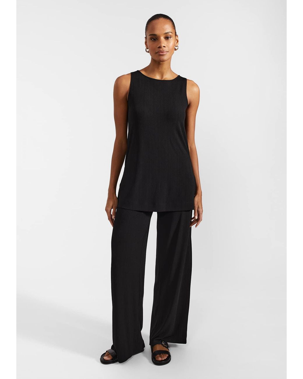 Hobbs Black Avery Jersey Trousers
