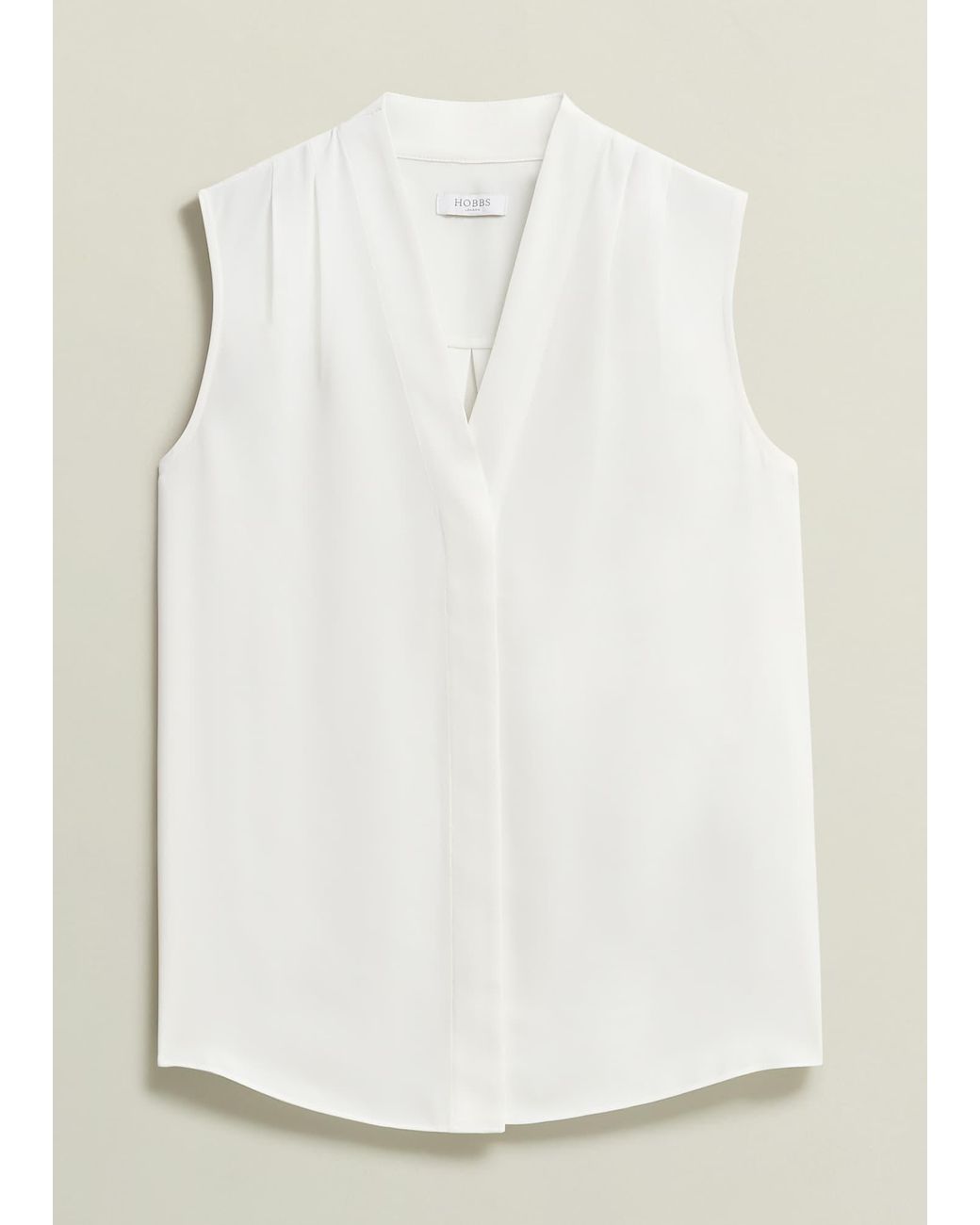Hobbs White Poppy Blouse