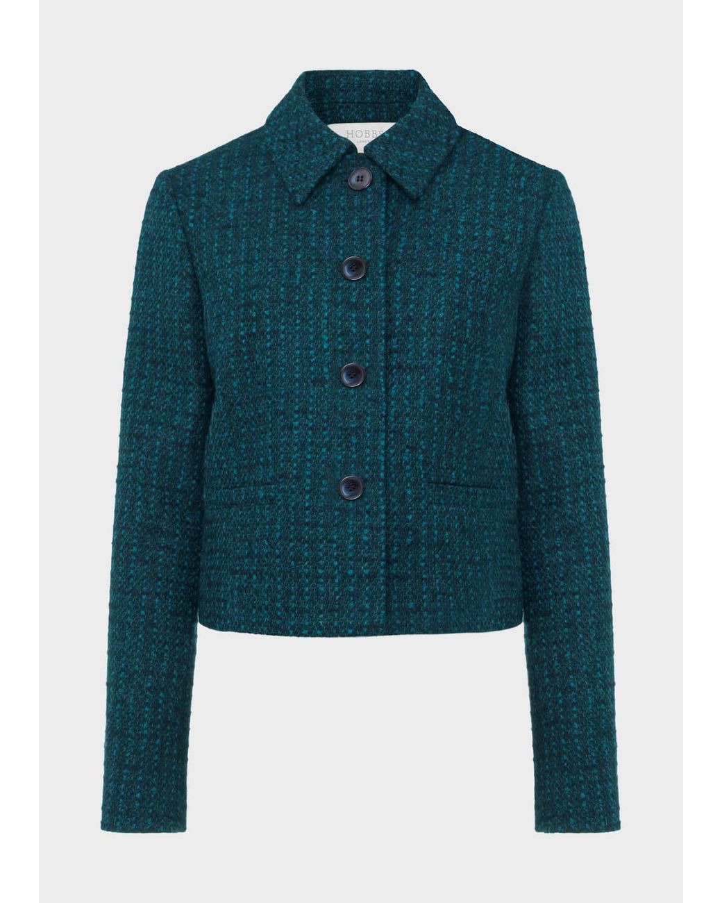 Hobbs Blue Teia Wool Jacket