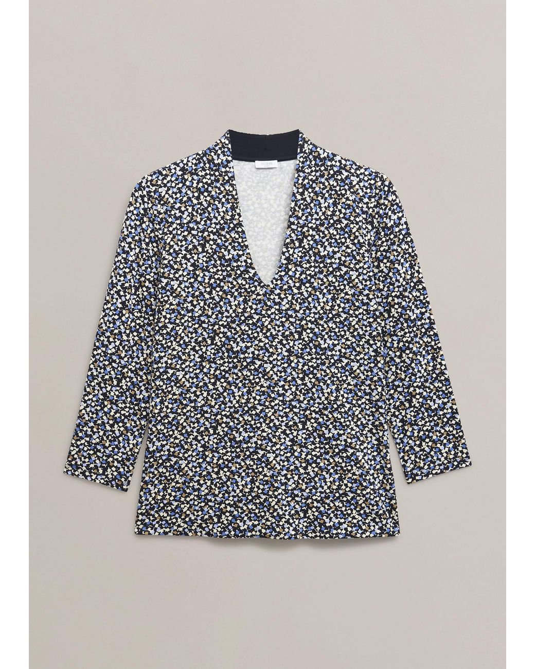 Hobbs Gray Aimee Printed Top
