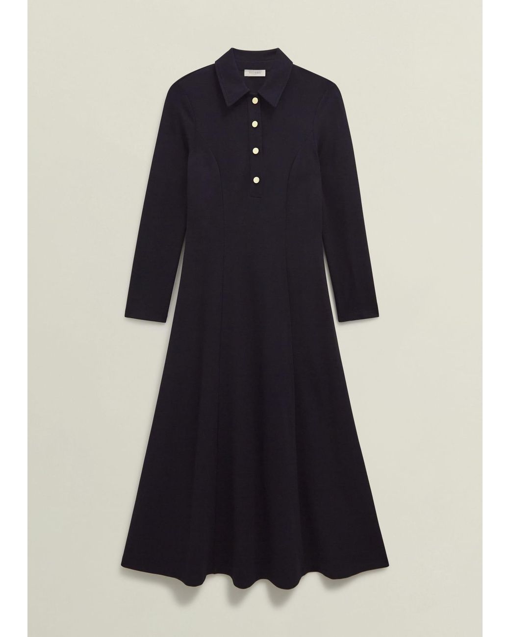 Hobbs Blue Scarlett Ponte Dress
