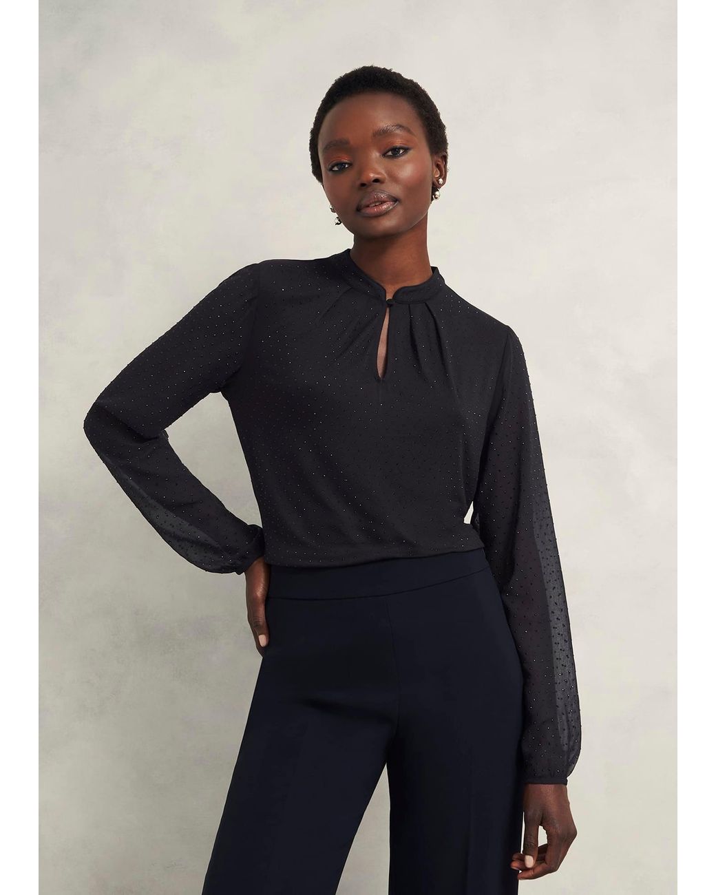 Hobbs Blue Shanice Sparkle Top