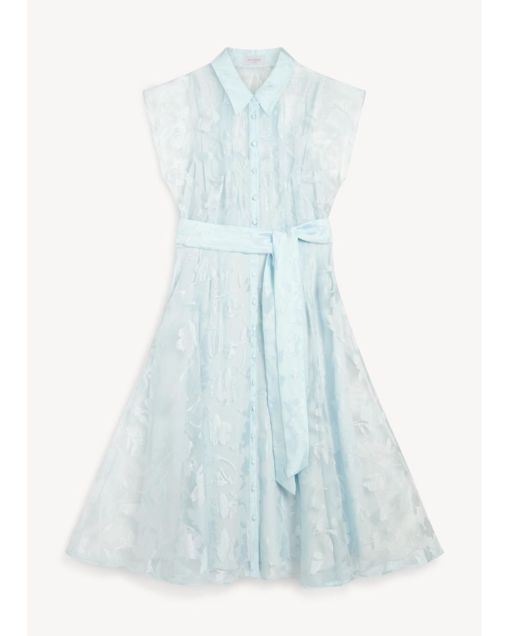 Hobbs Blue Tess Shirt Dress