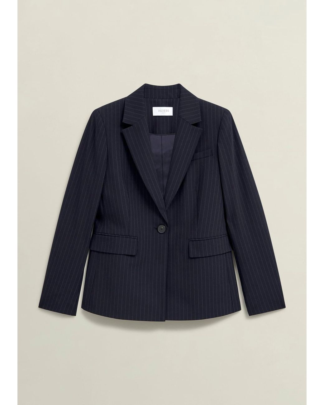 Hobbs Blue Salisbury Jacket With Wool