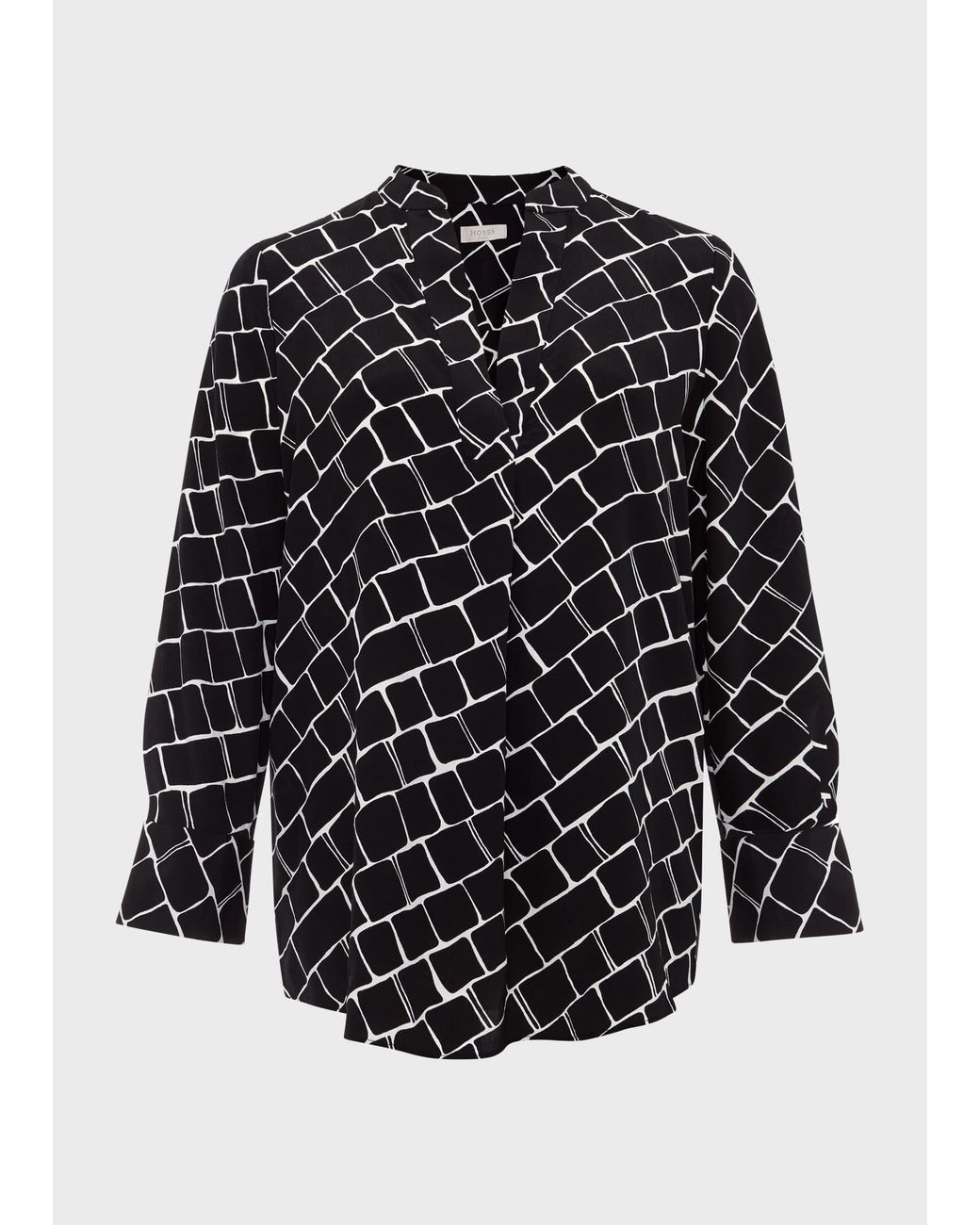 Hobbs Black Maeva Blouse