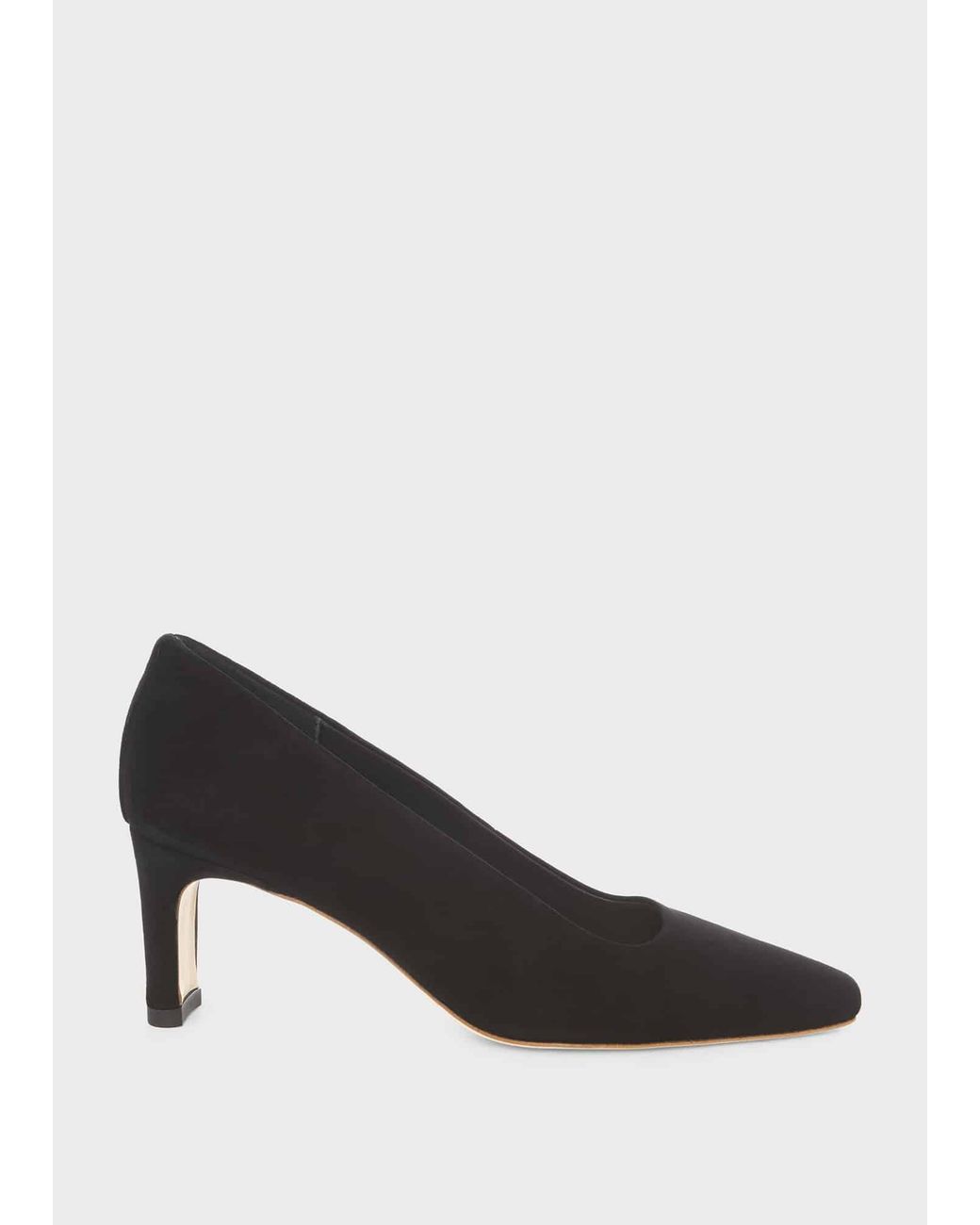 Hobbs Black Merle Court Shoes