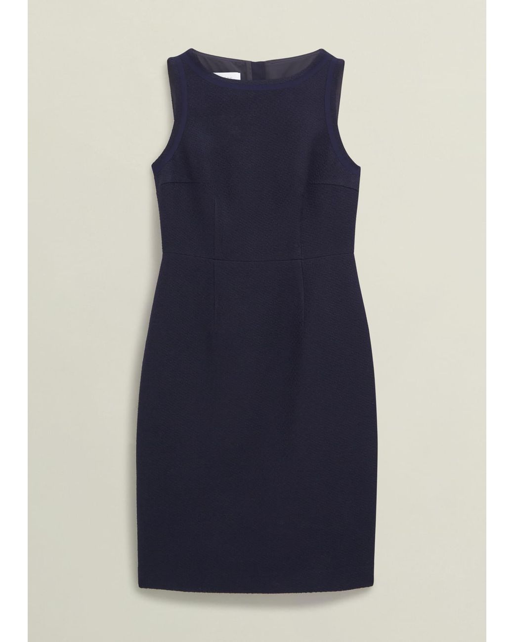 Hobbs Blue Adrian Tweed Dress