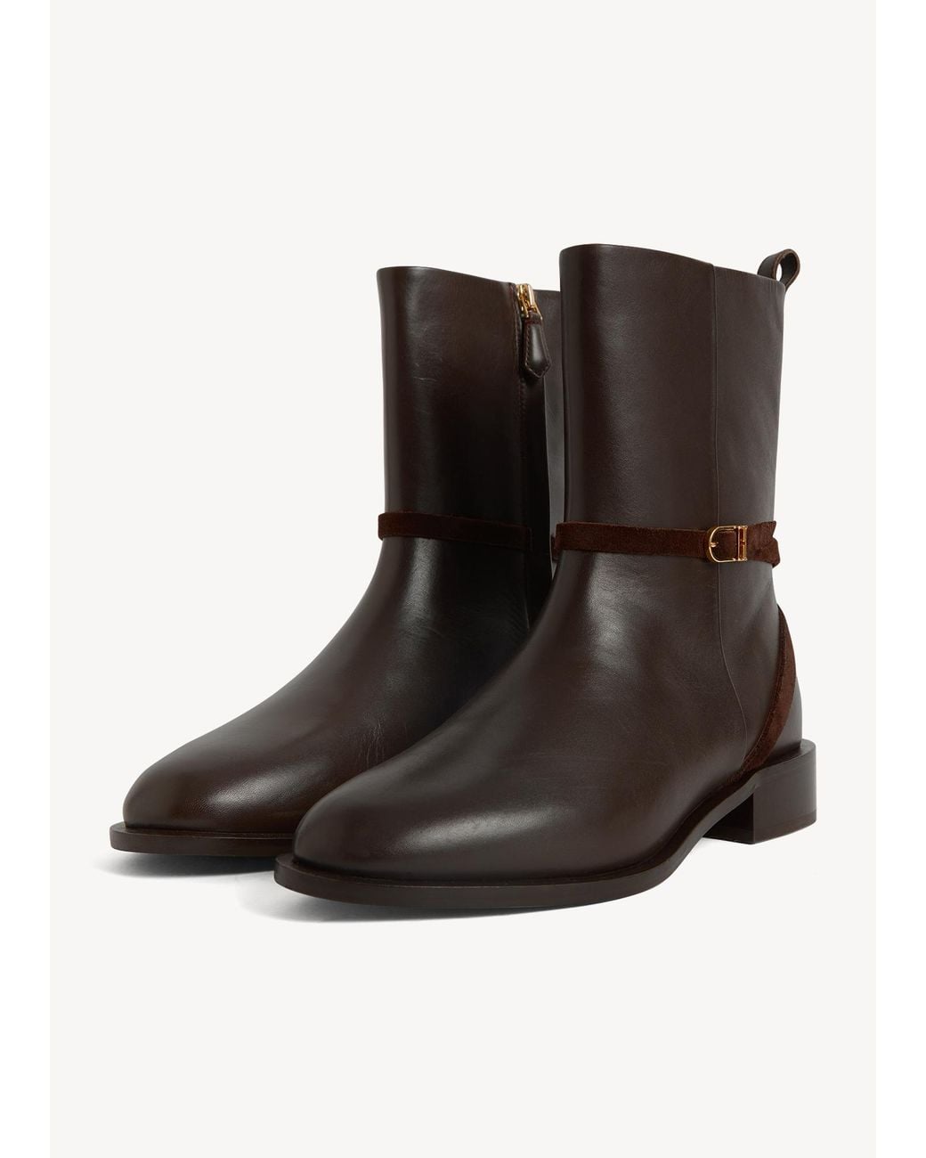Hobbs Brown Marley Leather Ankle Boot