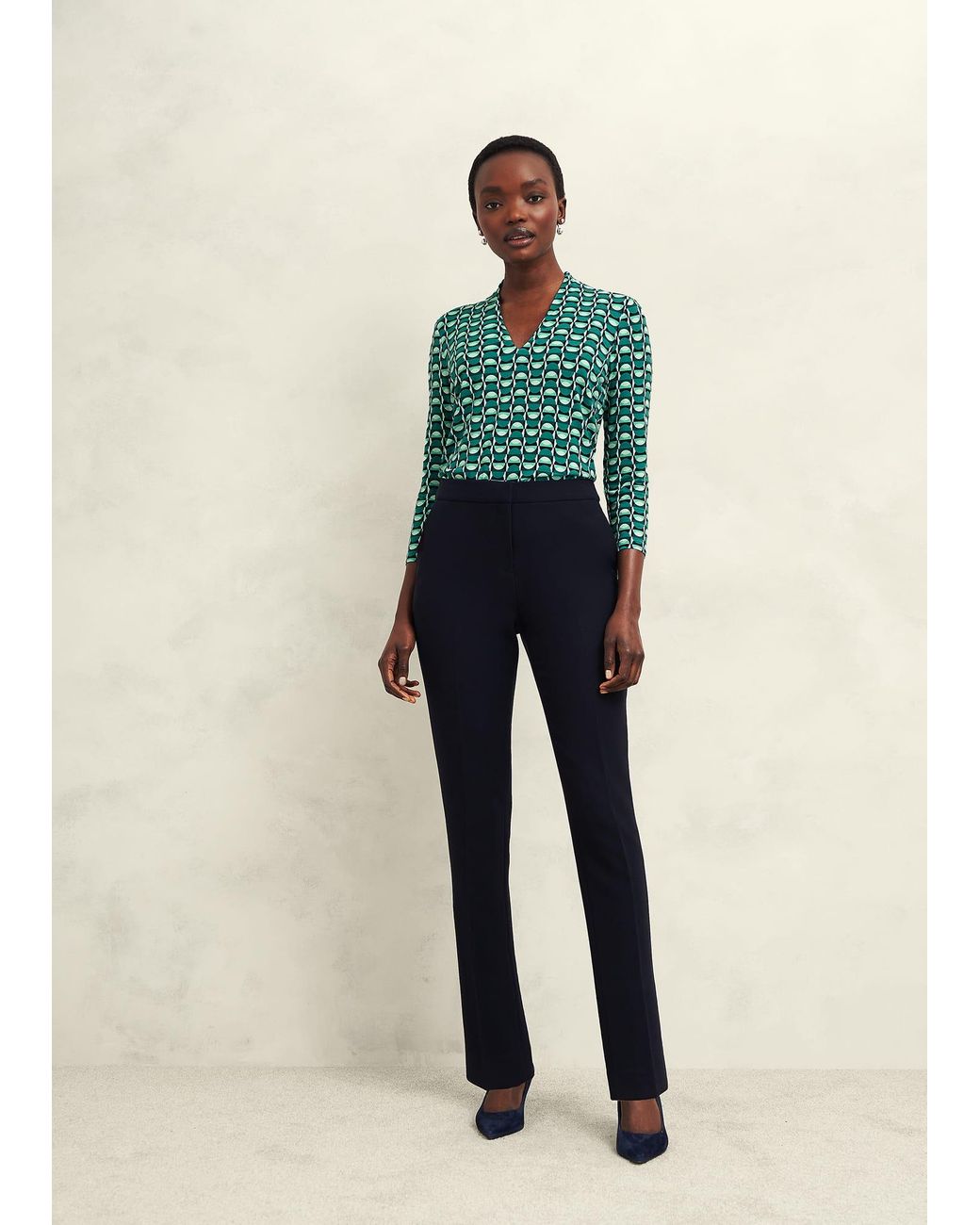 Hobbs Natural Aimee Printed Top