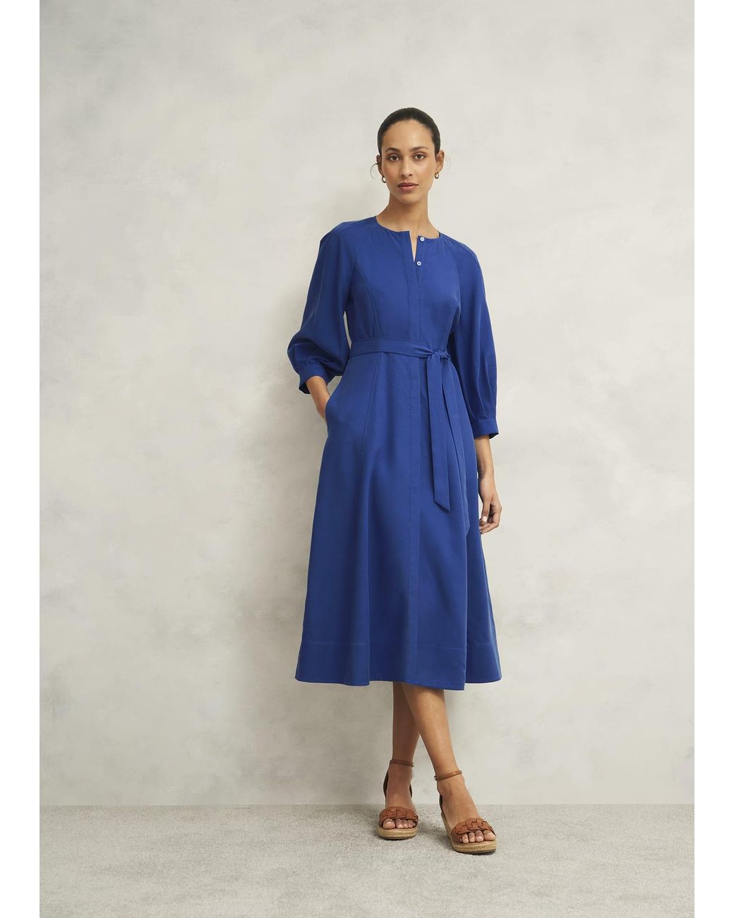 Hobbs Blue Una Dress