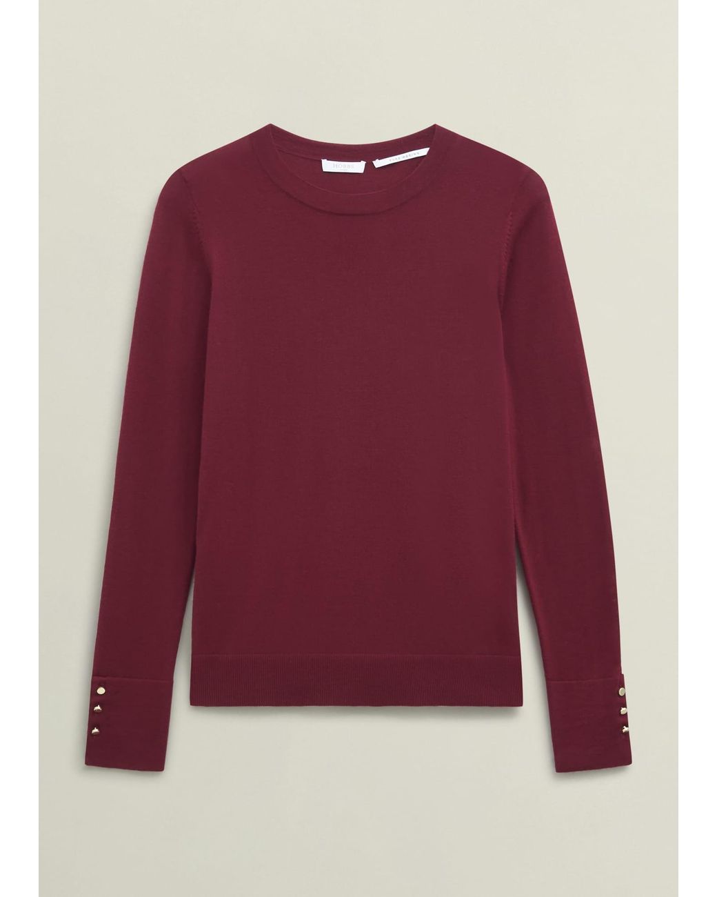 Hobbs Red Penny Merino Jumper