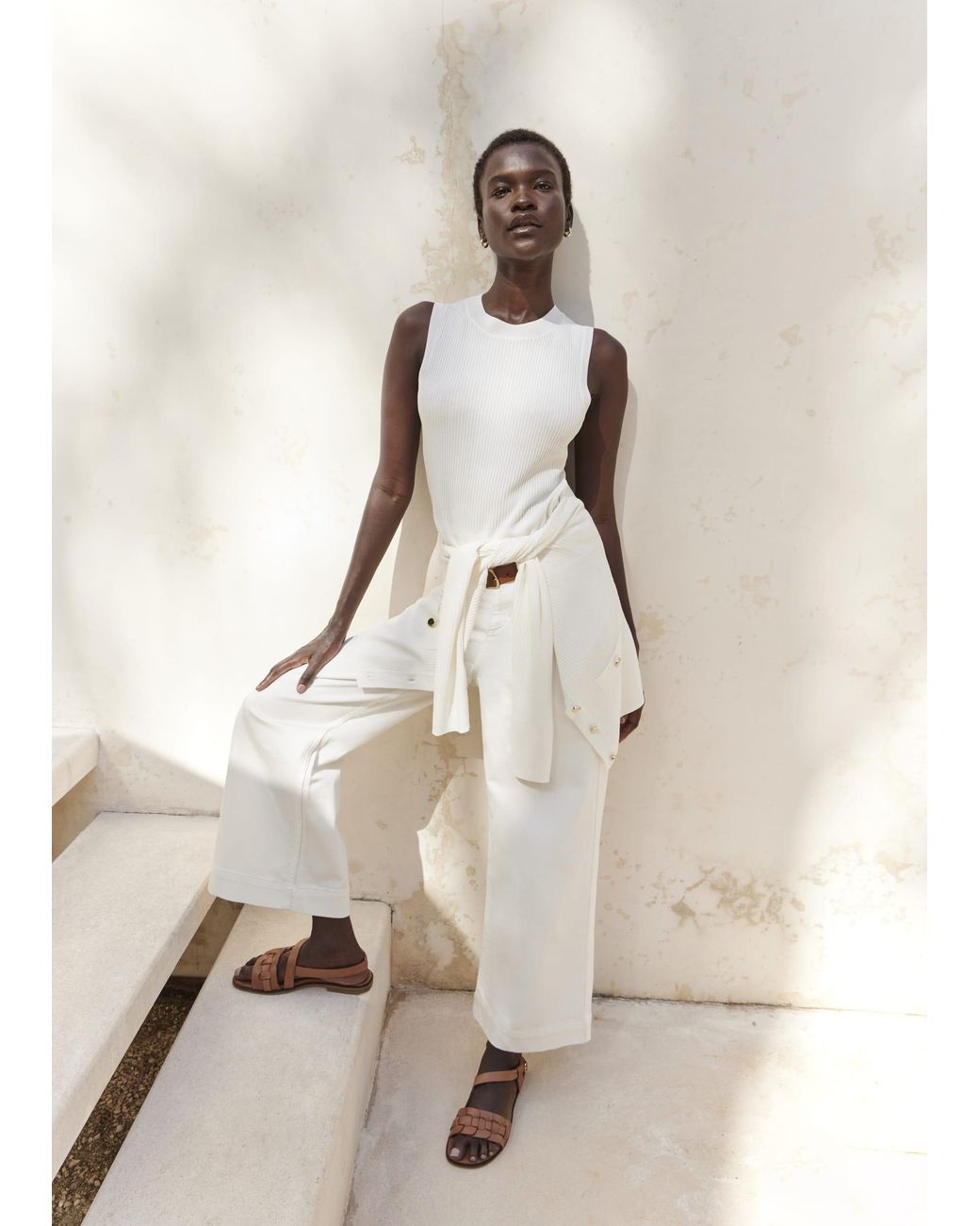 Hobbs Natural Aubrey Knitted Top