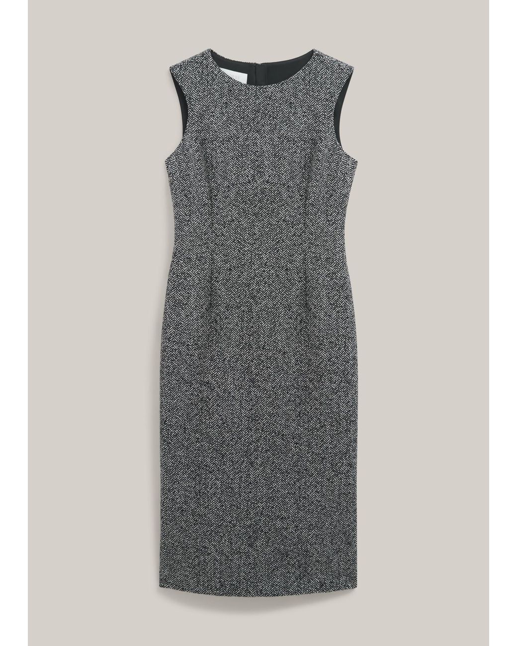 Hobbs Natural Marlyn Wool Jersey Dress