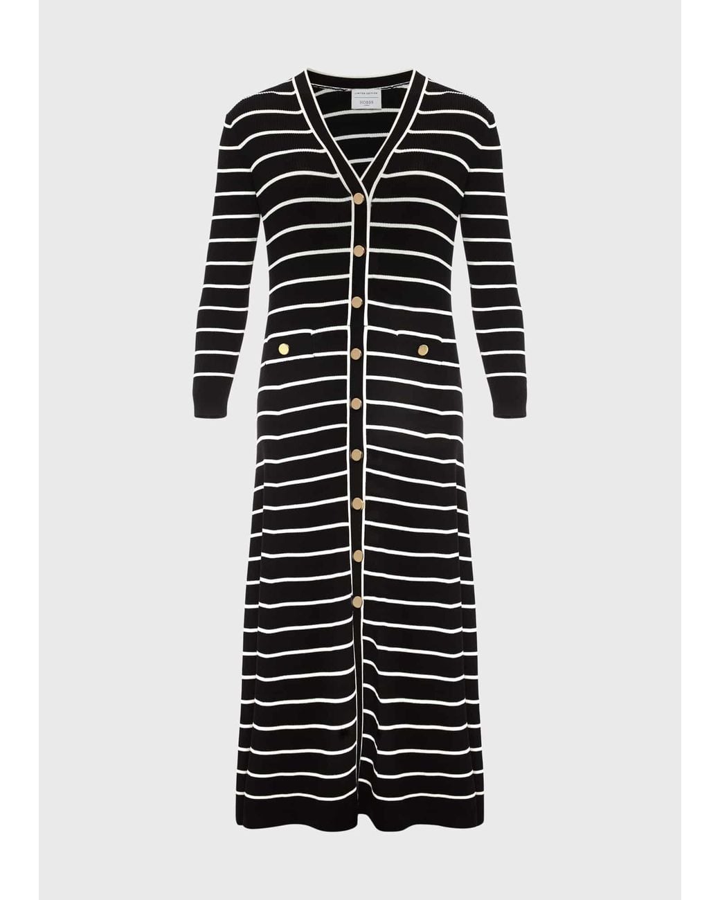 Hobbs Black Belmont Knitted Dress
