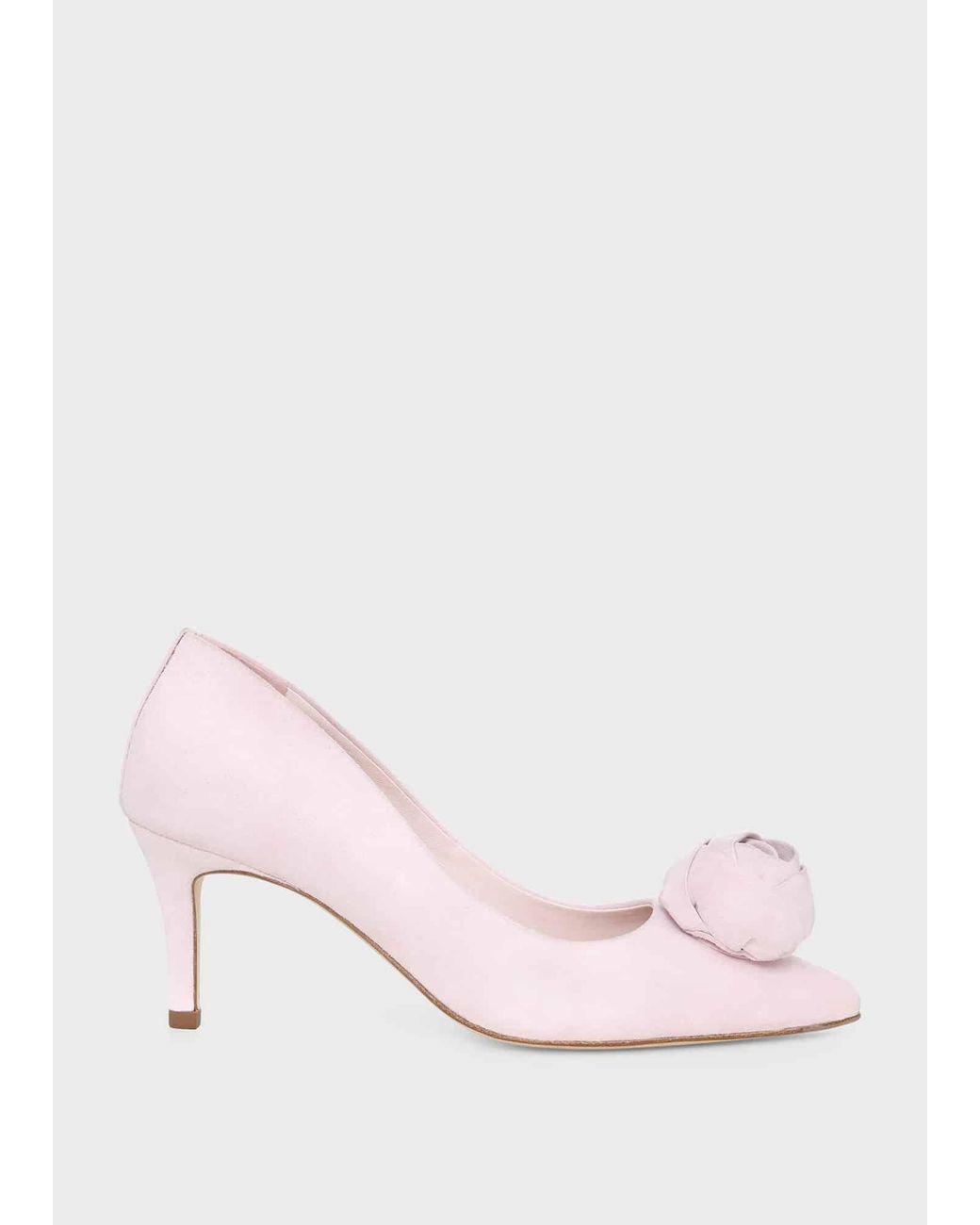 Hobbs Pink Maisie Court Shoes
