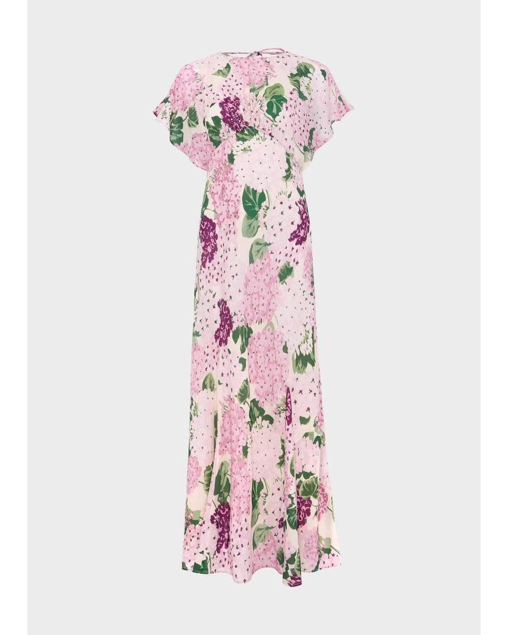 Hobbs White Lalena Sequin Floral Dress