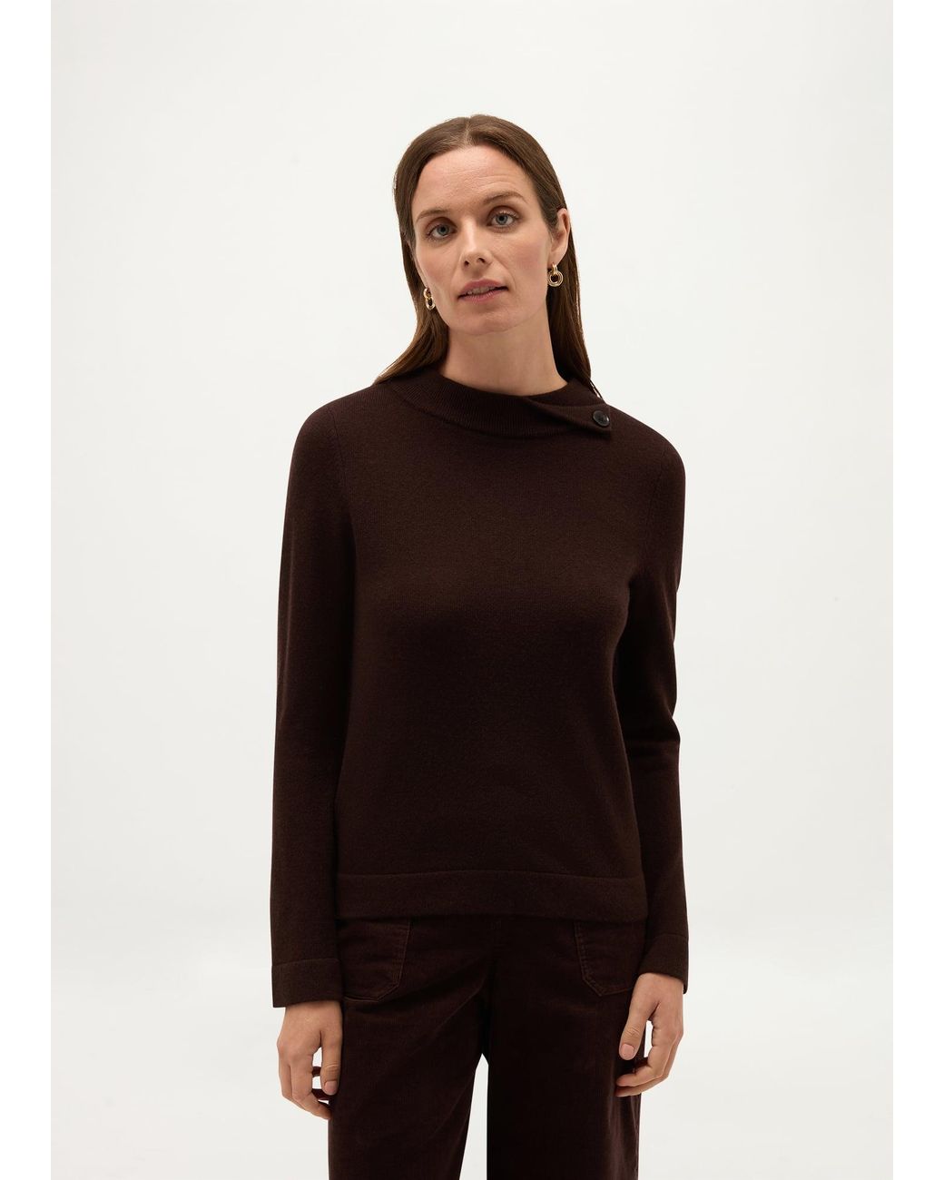 Hobbs Black Talia Wool Cashmere Jumper