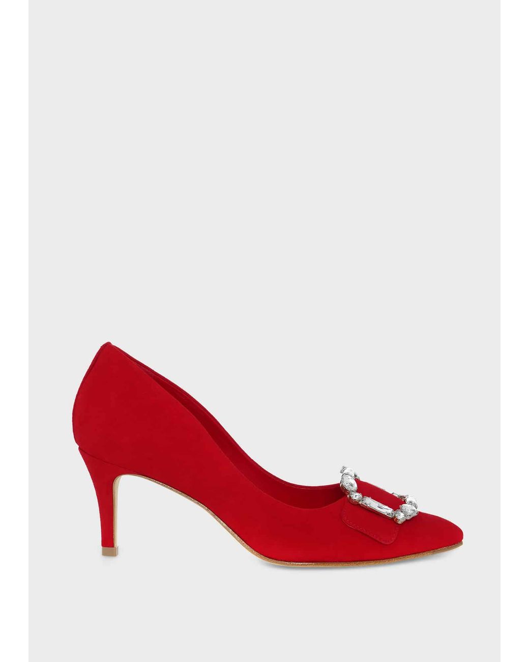 Hobbs Red Lucinda Court Shoes