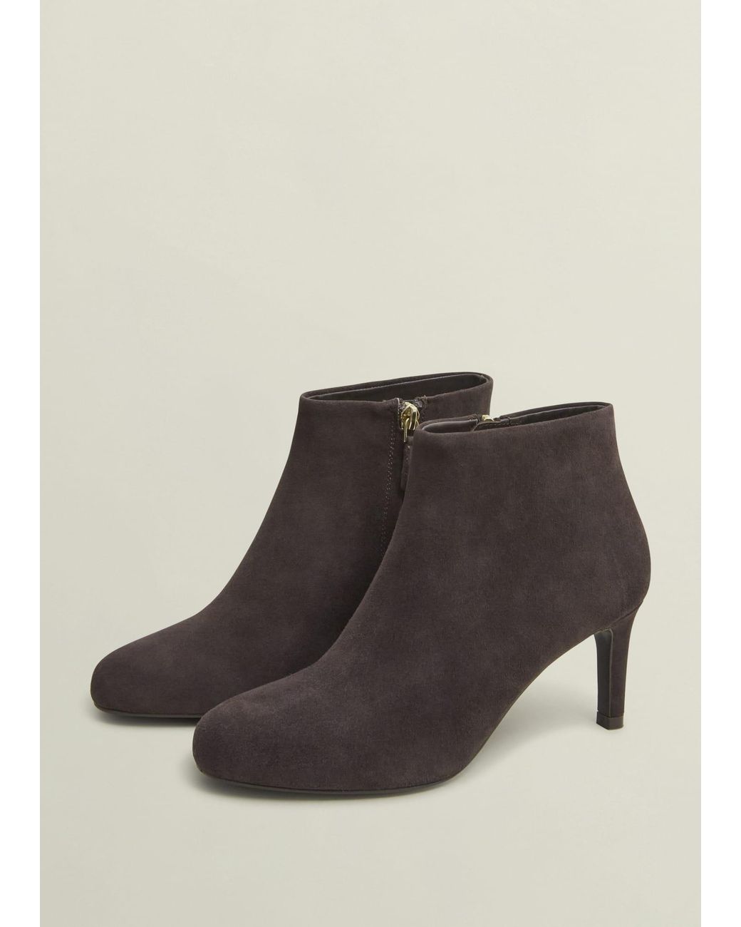 Hobbs Brown Lizzie Suede Ankle Boots