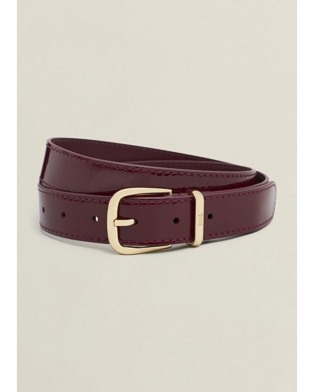 Hobbs Brown Nima Leather Patent Belt